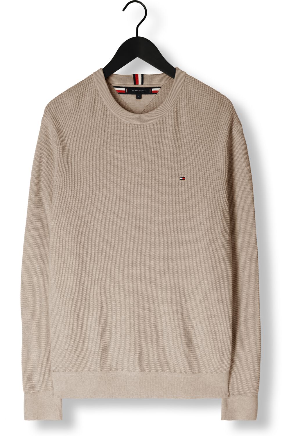 TOMMY HILFIGER Heren Truien & Vesten Refined Structure Cr Beige