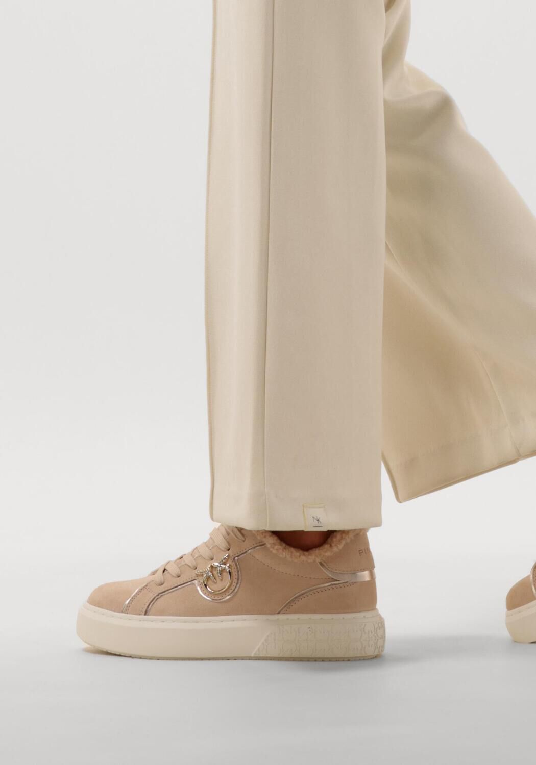 Beige PINKO Lage sneakers YOKO 1.0 SNEAKER - large