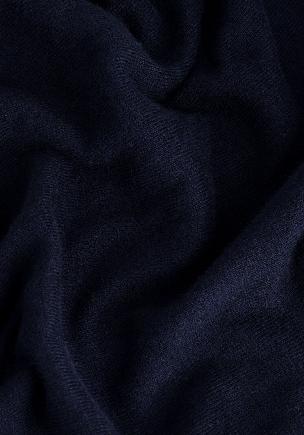 Donkerblauwe DSTREZZED Trui MOCK NECK SOFT COTTON MELANGE - large