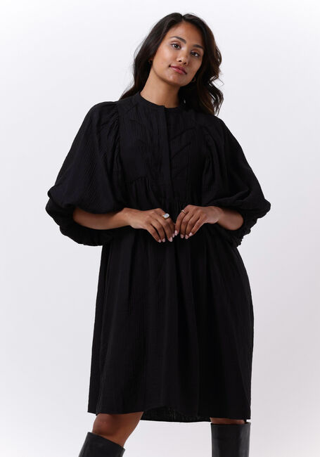 Zwarte BRUUNS BAZAAR Midi jurk CYCLAMEN SARINE DRESS - large