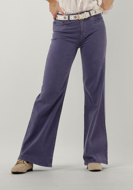 Paarse FABIENNE CHAPOT Wide jeans EVA WIDE LEG 160 - large