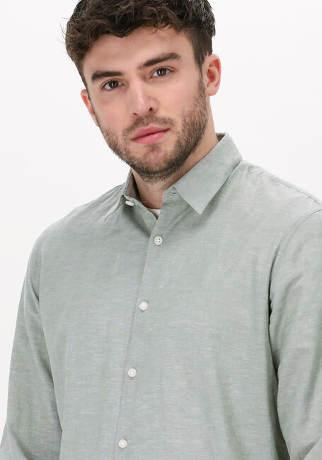 Lichtgrijze SELECTED HOMME Casual overhemd SLHSLIM-SUN SHIRT LS NOOS - large