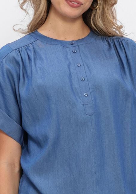 Blauwe MINUS Blouses MSMIRJA BLOUSE - large