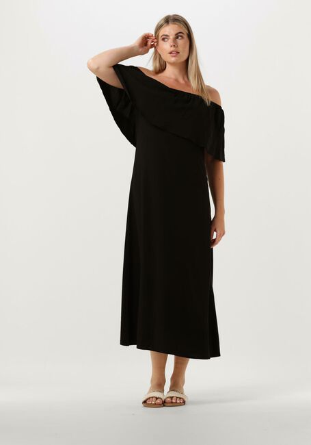 Zwarte MY ESSENTIAL WARDROBE Midi jurk SUNNYMW FLORENCE DRESS - large