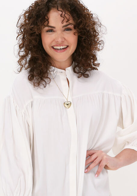 Gebroken wit SIMPLE Blouses WOVEN BLOUSE MARIN STRUC - large