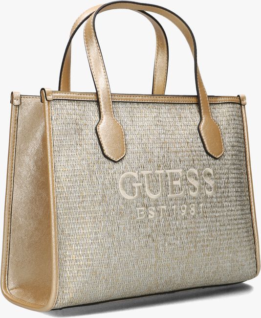 Gouden GUESS Handtas SILVANA 2 COMPARTMENT TOTE - large
