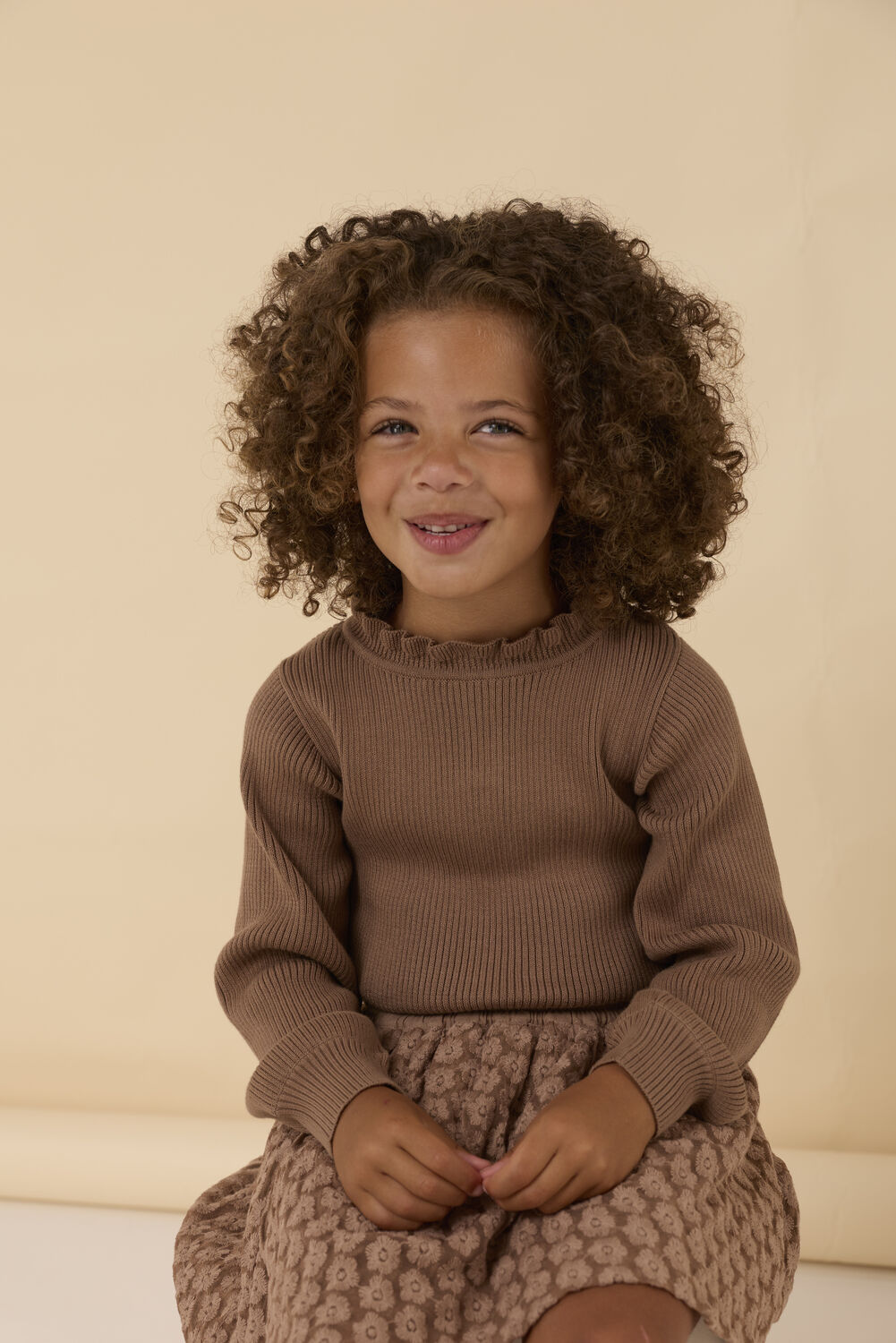 Bruine TON & TON Trui TAIME - large