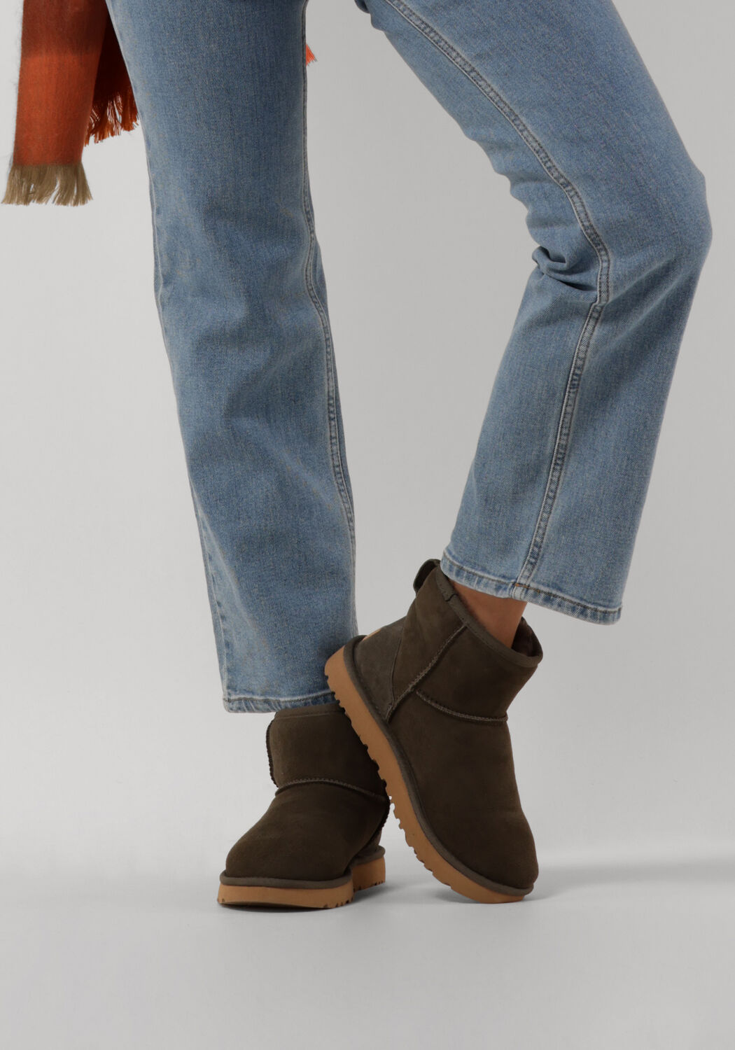 Groene UGG Vachtlaarzen W CLASSIC MINI II - large