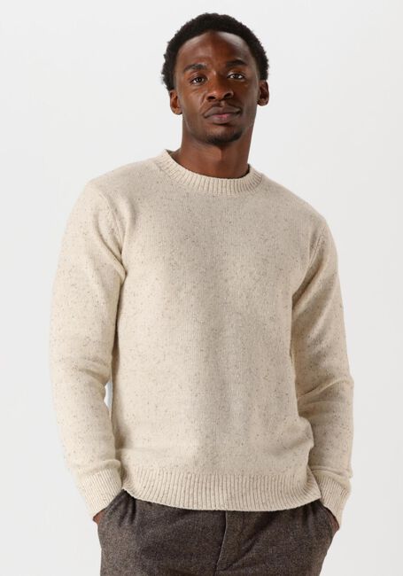 Beige SELECTED HOMME Trui SLHNEIL LS KNIT NEPS CREW NECK - large