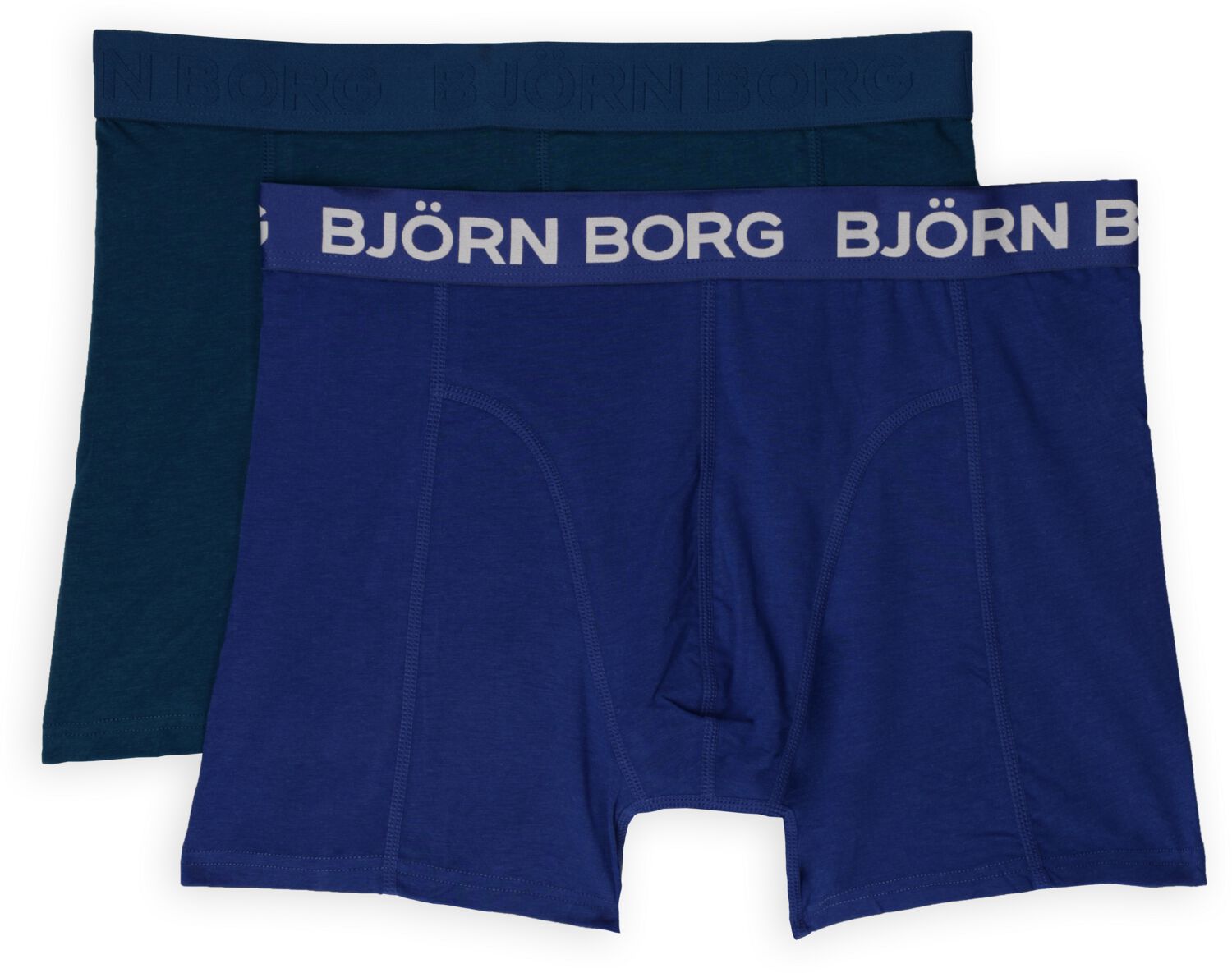 BJORN BORG Heren Boxershorts Bamboo Cotton Blend Boxer 2p Blauw