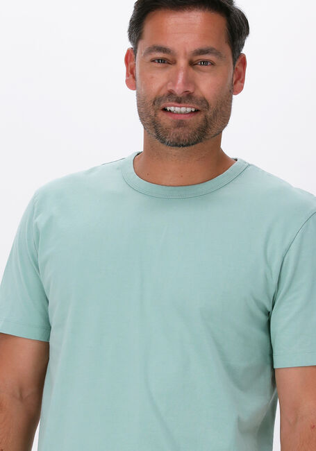 Groene SELECTED HOMME T-shirt SLHRELAXLONG-DAVID SS O-NECK TEE G CAMP - large