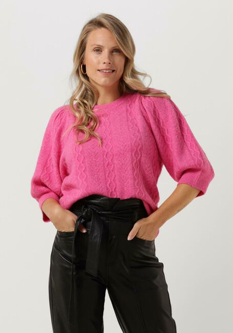 Roze CO'COUTURE Trui PIXIE POINTELLE KNIT - large