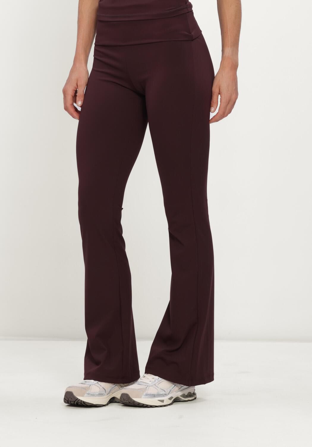 Bordeaux NEO NOIR Flared broek ULIANNA LEGGINGS PANTS - large