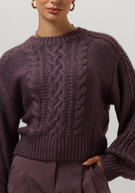 Paarse MSCH COPENHAGEN Trui MSCHDIELLA HEIDI PULLOVER - large