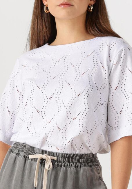 Witte OBJECT Top OBJAVA 2/4 LO O-NECK TOP - large