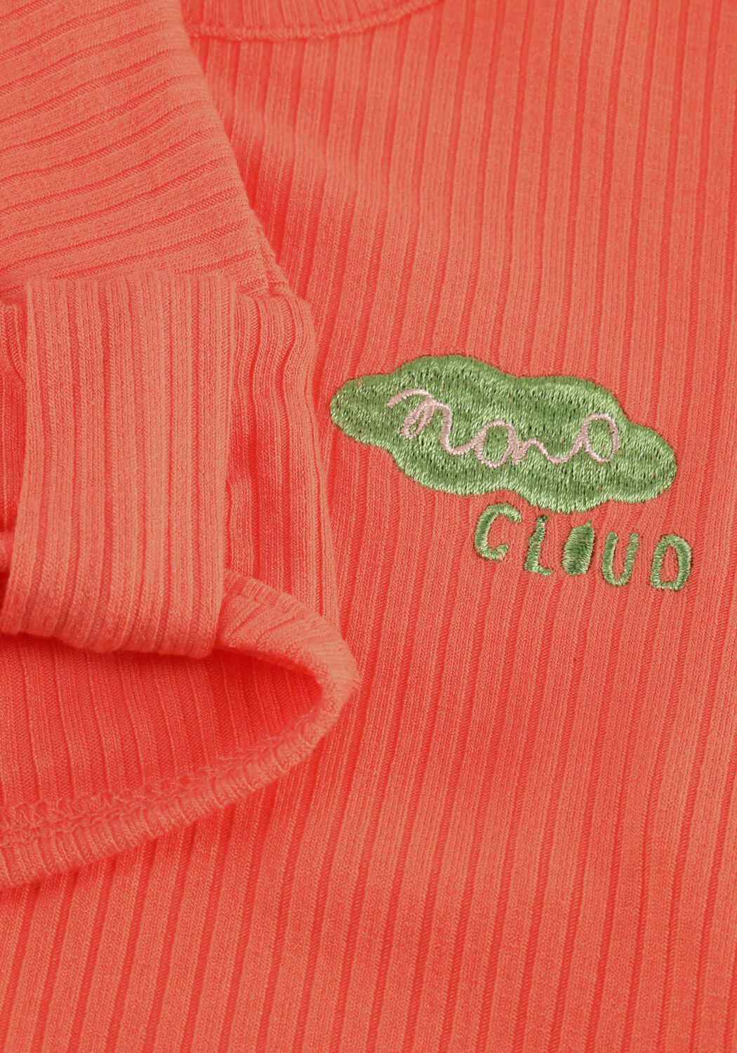 Oranje NONO Top KAPRI RIB JERSEY WITH FANCY SLEEVE - large