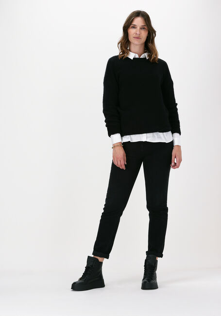 Zwarte MSCH COPENHAGEN Trui FEMME MOHAIR O PULLOVER 1 - large