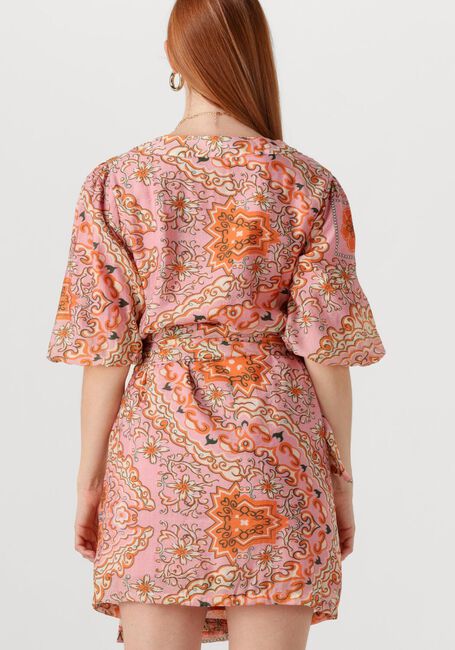 Multi OBJECT Mini jurk OBJHOLLY 2/4 RE SHORT WRAP DRESS 138 - large