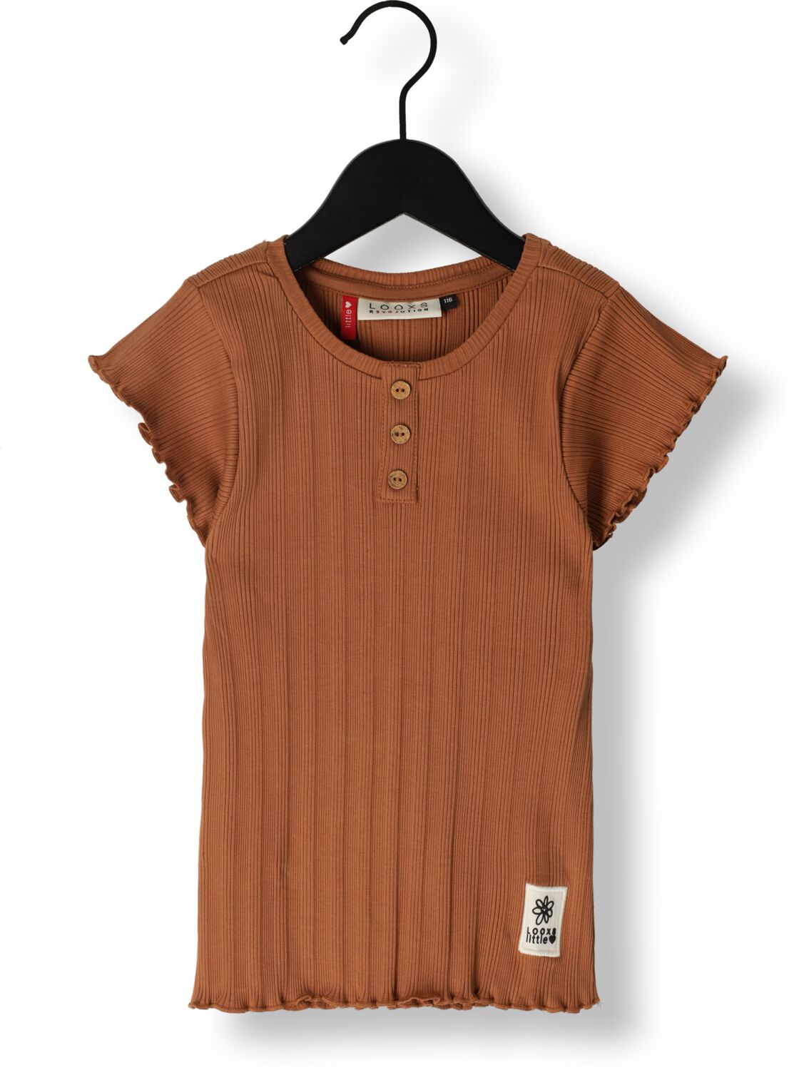 LOOXS Little Meisjes Tops & T-shirts 2411-7433 Bruin