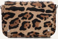 Bruine NÚNOO Schoudertas CAMI DOTS DELUXE - medium