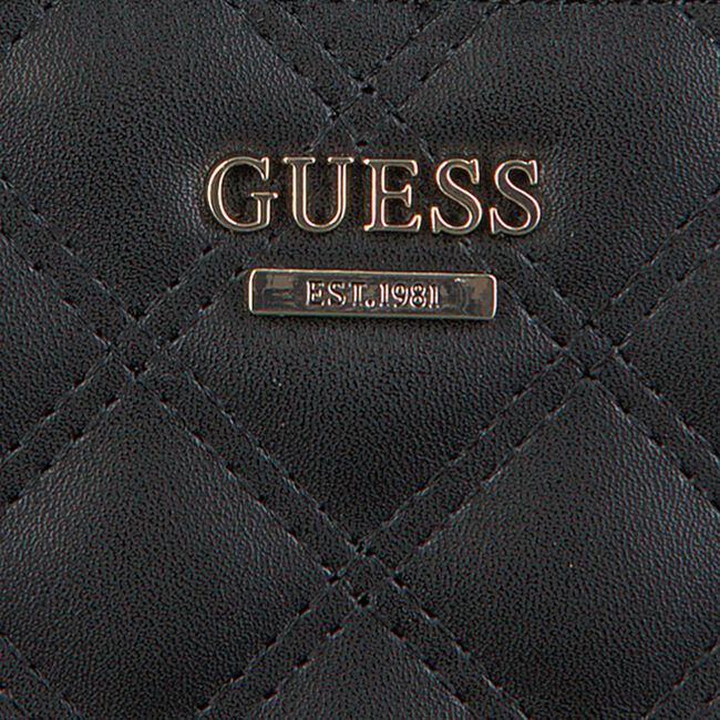Zwarte GUESS Portemonnee CESSILY SLG SMALL ZIP AROUND - large