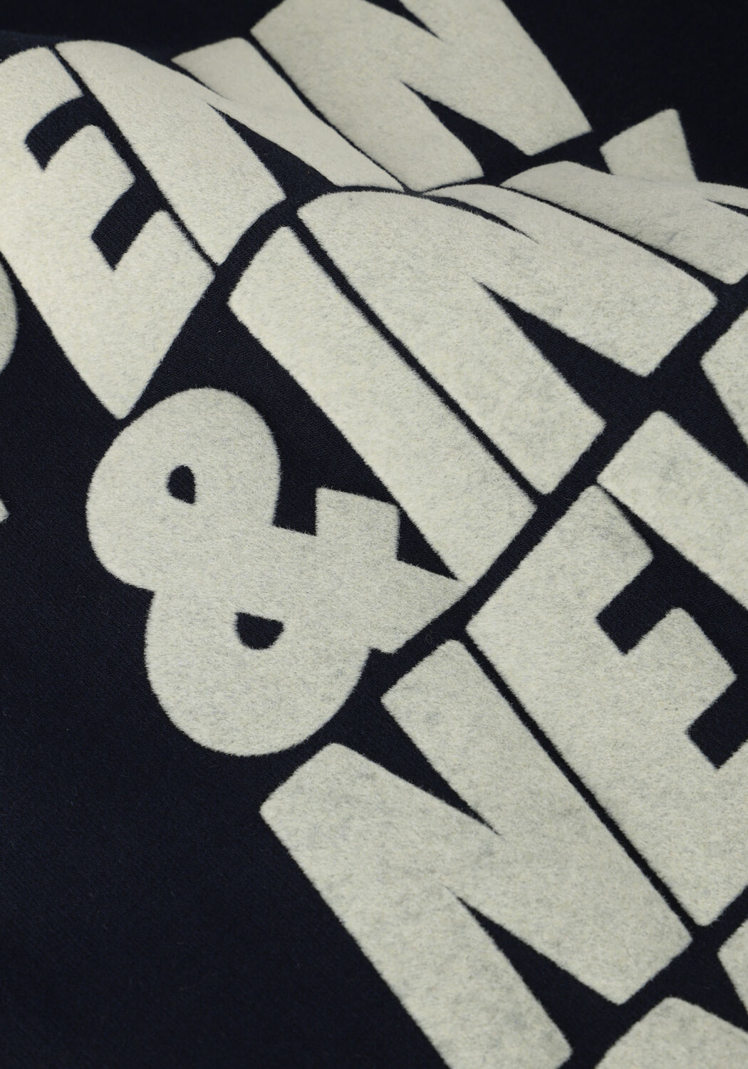 Donkerblauwe PENN & INK Trui 513 SWEATER PRINT - large