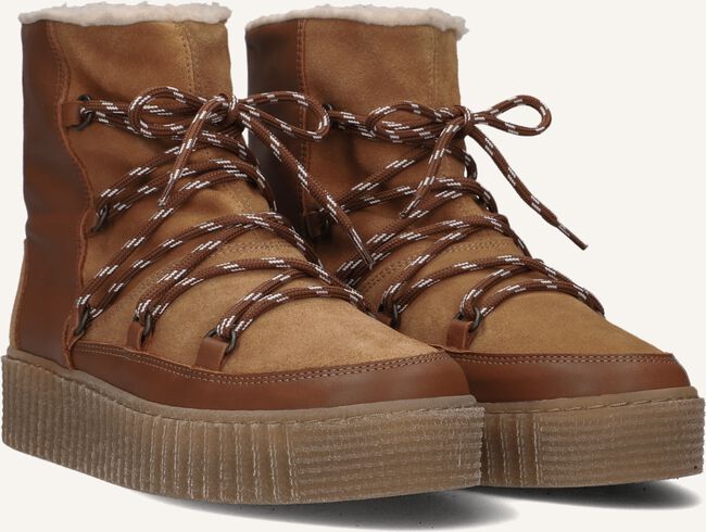 Cognac ANOTHER LABEL Veterboots HELLE Cognac ANOTHER LABEL Veterboots HELLE - large