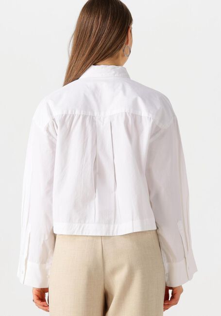 Witte SELECTED FEMME Blouses SLFASTHA LS CROPPED BOXY SHIRT - large