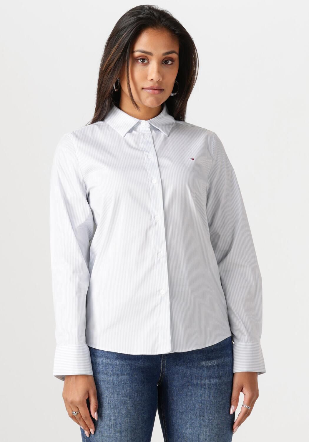Tommy Hilfiger Regular fit overhemdblouse met doorknoopsluiting