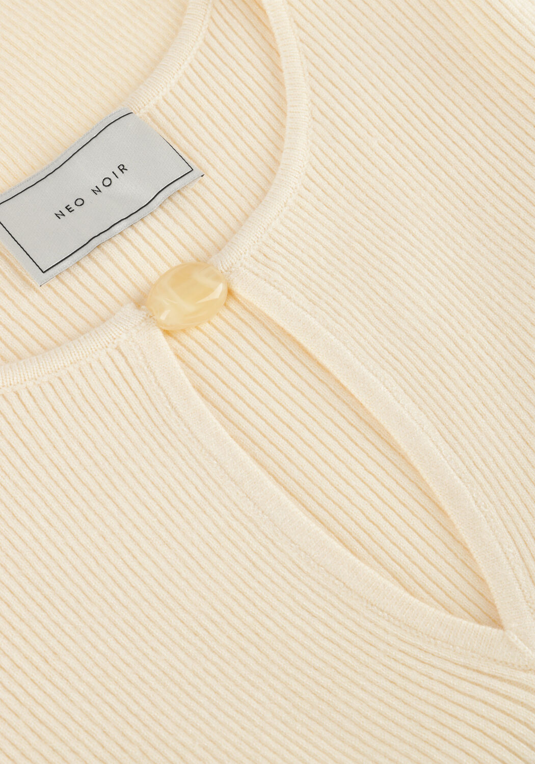 Gele NEO NOIR Tops & T-shirts BABETTI KNIT BLOUSE - large