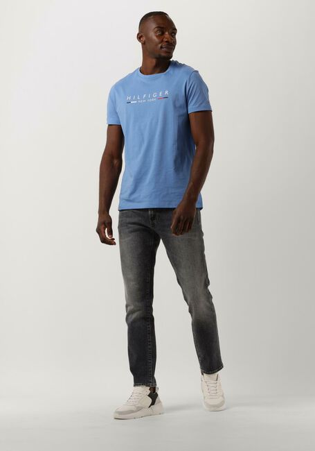 Blauwe TOMMY HILFIGER T-shirt HILFIGER NEW YORK TEE - large