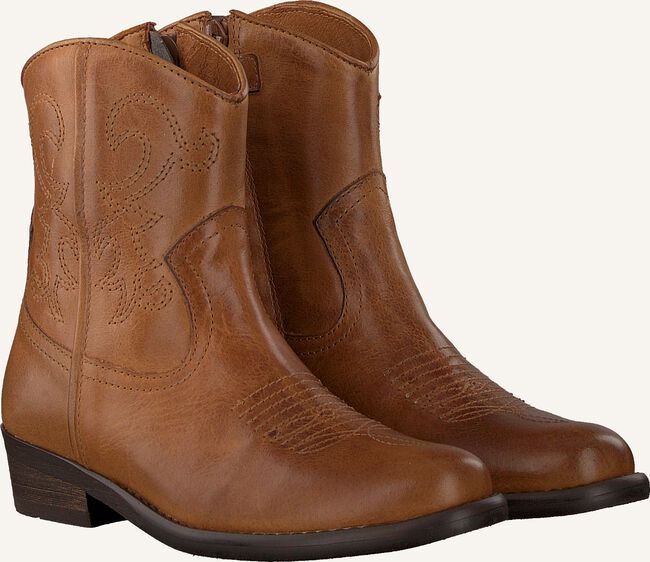 Cognac KOEL4KIDS Enkellaarsjes KO597A Cognac KOEL4KIDS Enkellaarsjes KO597A - large