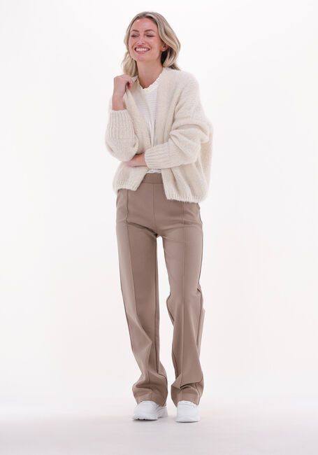 Zand KNIT-TED Wijde broek FLOOR PANT - large