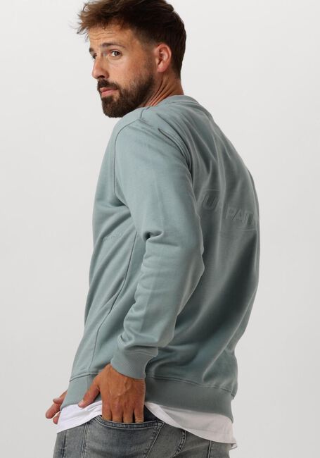 Blauwe PURE PATH Sweater LOOSE FIT SWEATERS CREWNECK308 - large