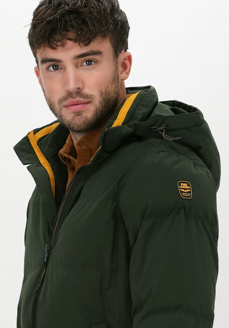 Donkergroene PME LEGEND Gewatteerde jas SHORT JACKET SKYHOG ICON MECHA - large