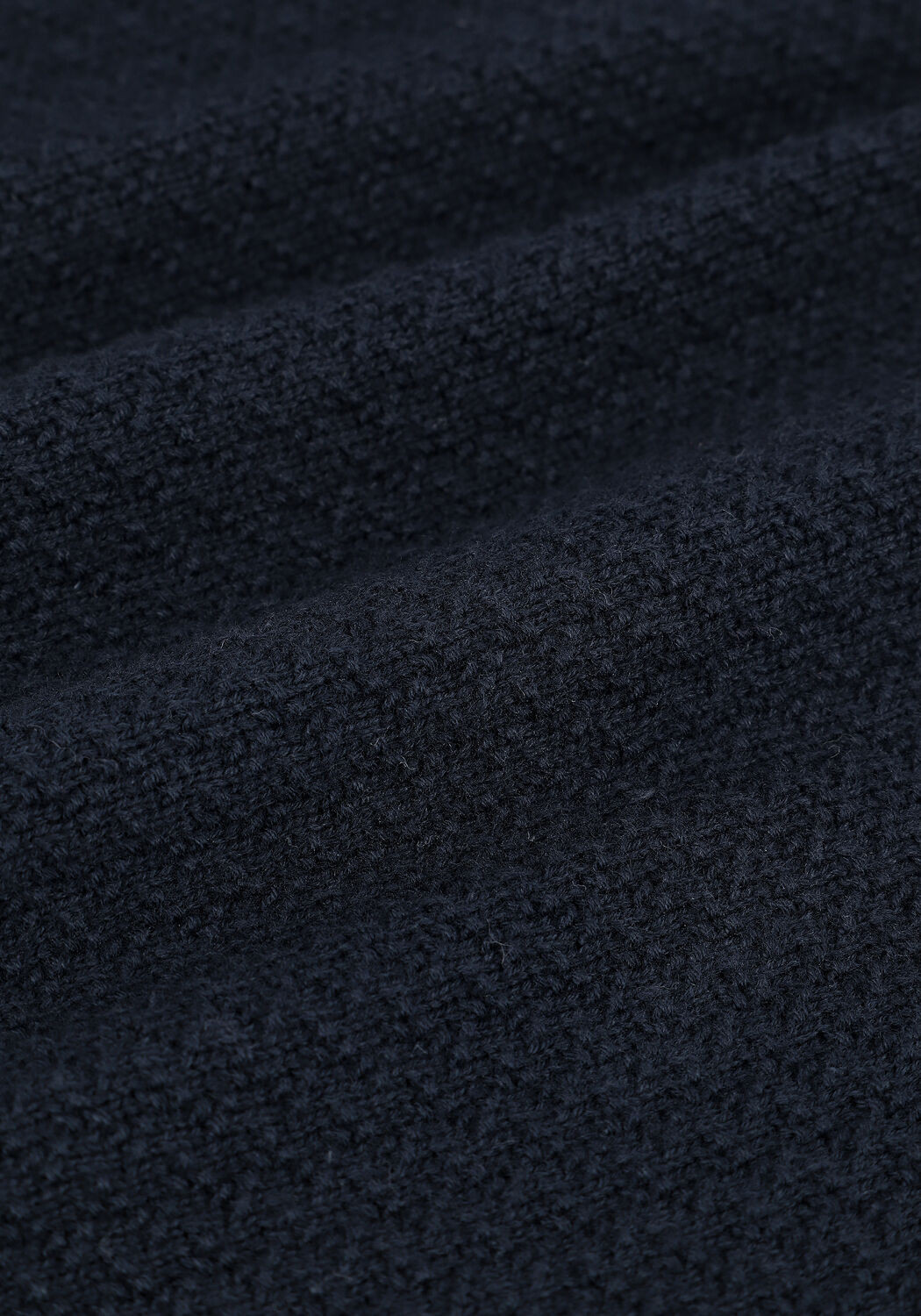 Blauwe SELECTED MEN Polo SLHHANK SS KNIT BUTTON POLO - large