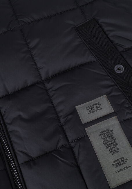 Zwarte G-STAR RAW Gewatteerde jas MEEFIC SQR QUILTED HDD JKT - large