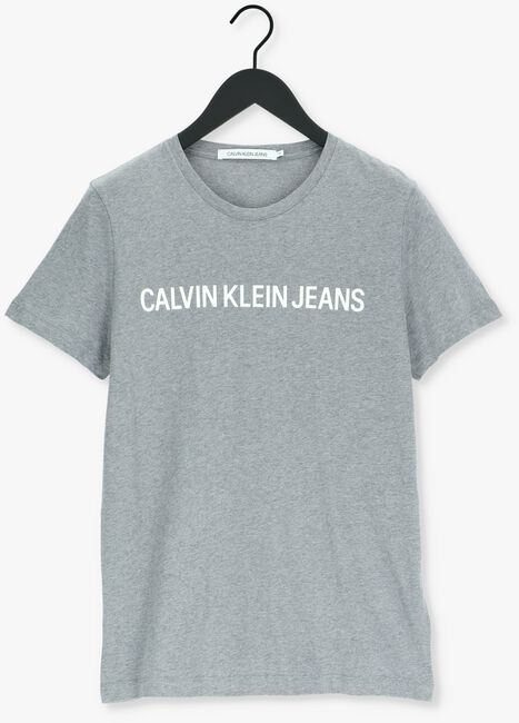 Grijze CALVIN KLEIN T-shirt INSTITUTIONAL L - large