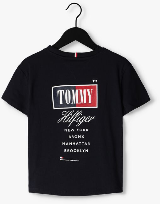 Donkerblauwe TOMMY HILFIGER T-shirt TIMELESS TOMMY GRAPHIC TEE S/S - large