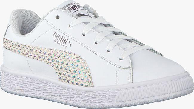Witte PUMA Sneakers BASKET CHAMELEON  - large