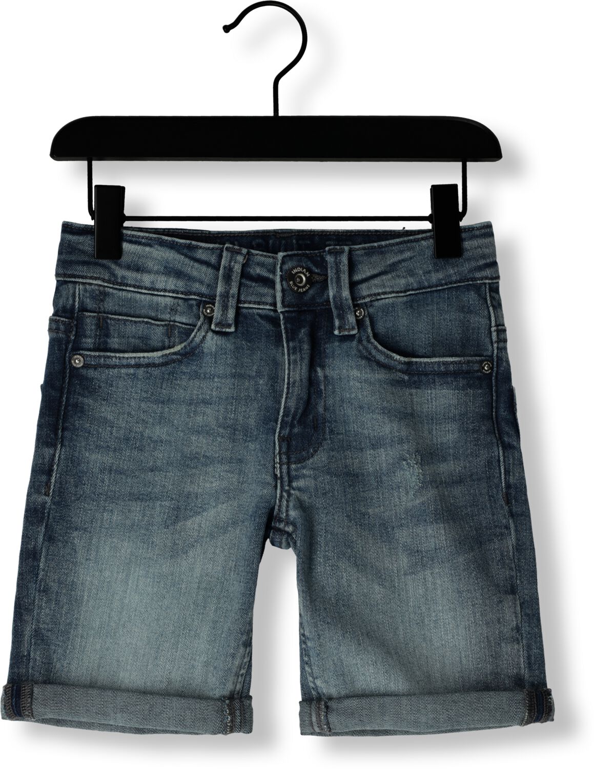 INDIAN BLUE JEANS Jongens Jeans Denim Short Dam. Dark Denim Blauw