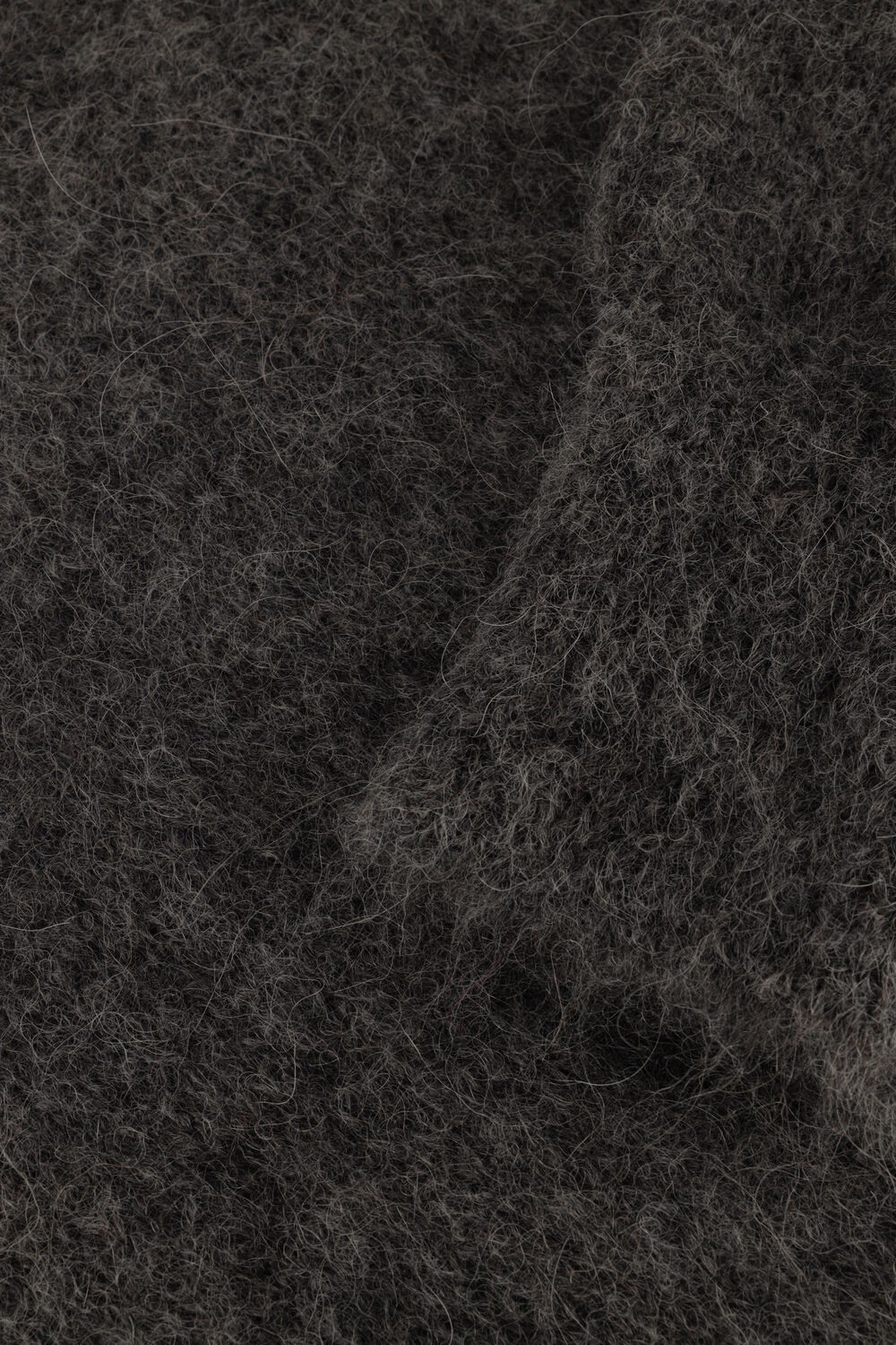 Donkergrijze BY-BAR Trui SONNY NATURAL PULLOVER - large