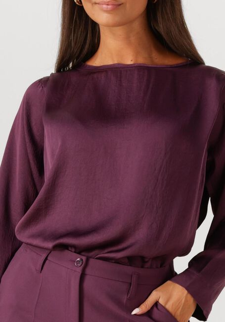 Paarse SUMMUM Blouses TOP SILKY TOUCH - large
