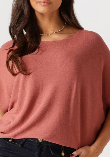 Roze SUMMUM Top OVERSIZED KNITTED TOP VISCOSE BLEND KNIT - large