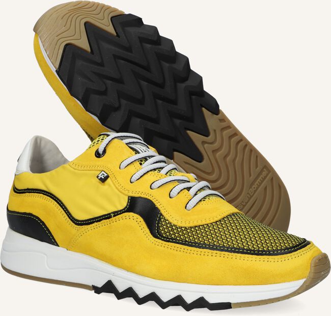 Gele FLORIS VAN BOMMEL Lage sneakers 16392 Gele FLORIS VAN BOMMEL Lage sneakers 16392 - large