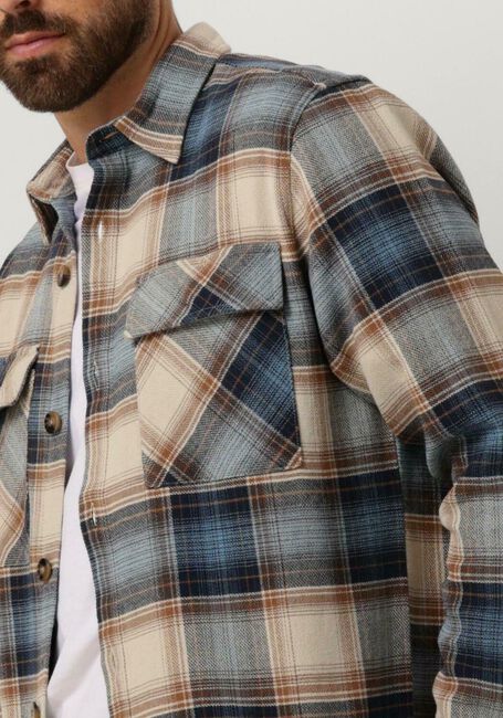 Blauwe DSTREZZED Overshirt COREY OVERSHIRT - large