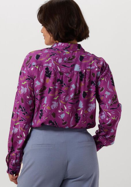 Paarse POM AMSTERDAM Blouses MILLY FEATHERFEST CACTUS PINK - large