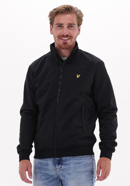 Zwarte LYLE & SCOTT Jack FLEECE LINED FUNNEL NECK JACKET - large