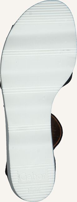 Zwarte GABOR Platte sandalen 610 Zwarte GABOR Platte sandalen 610 - large