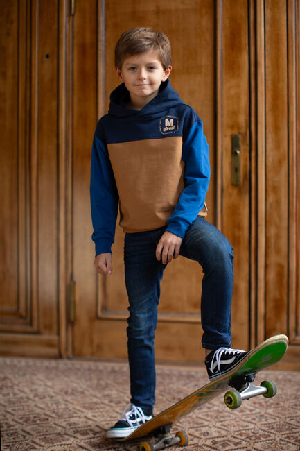 Donkerblauwe MOODSTREET Truien/vesten SWEATER SILL - large